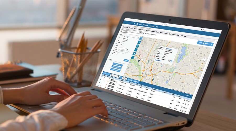 office-laptop-using-service-autopilot-software