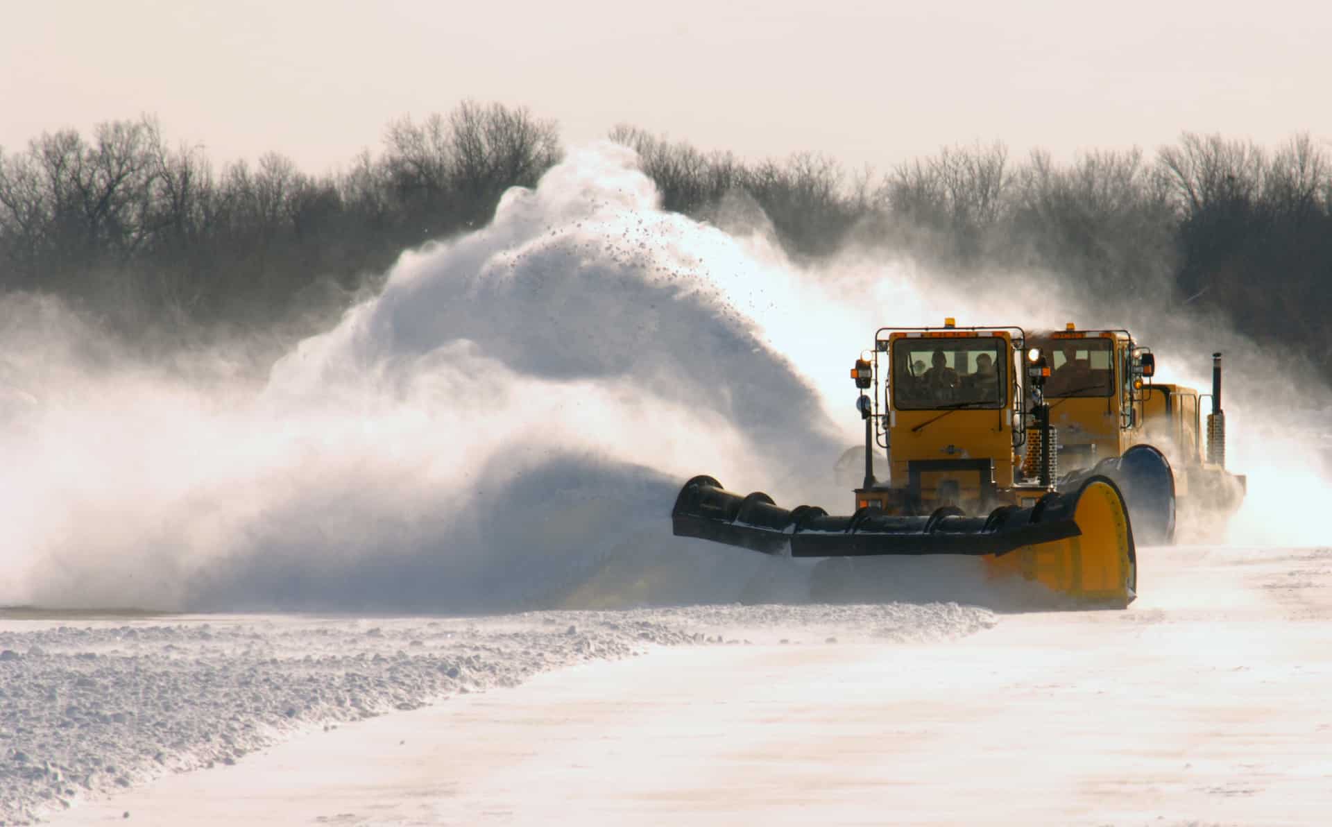 snow-plowing-machine