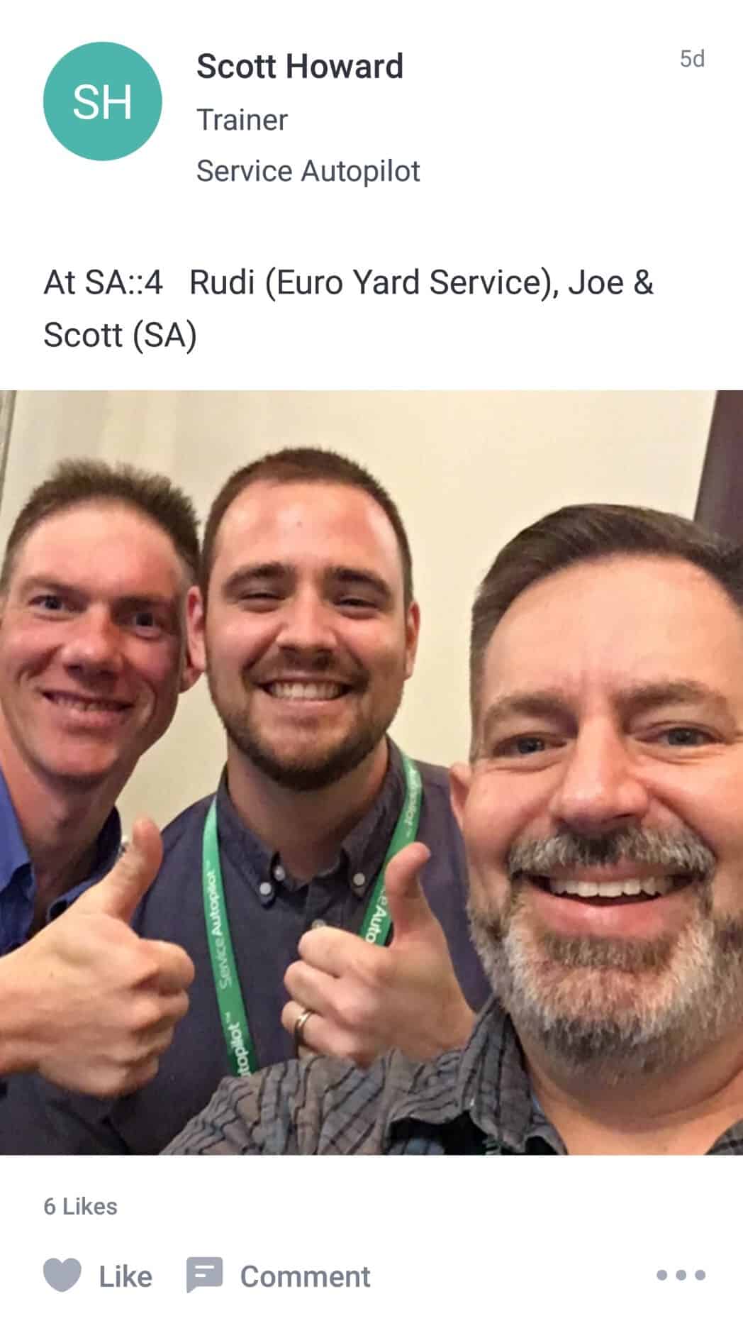 having fun at SA4
