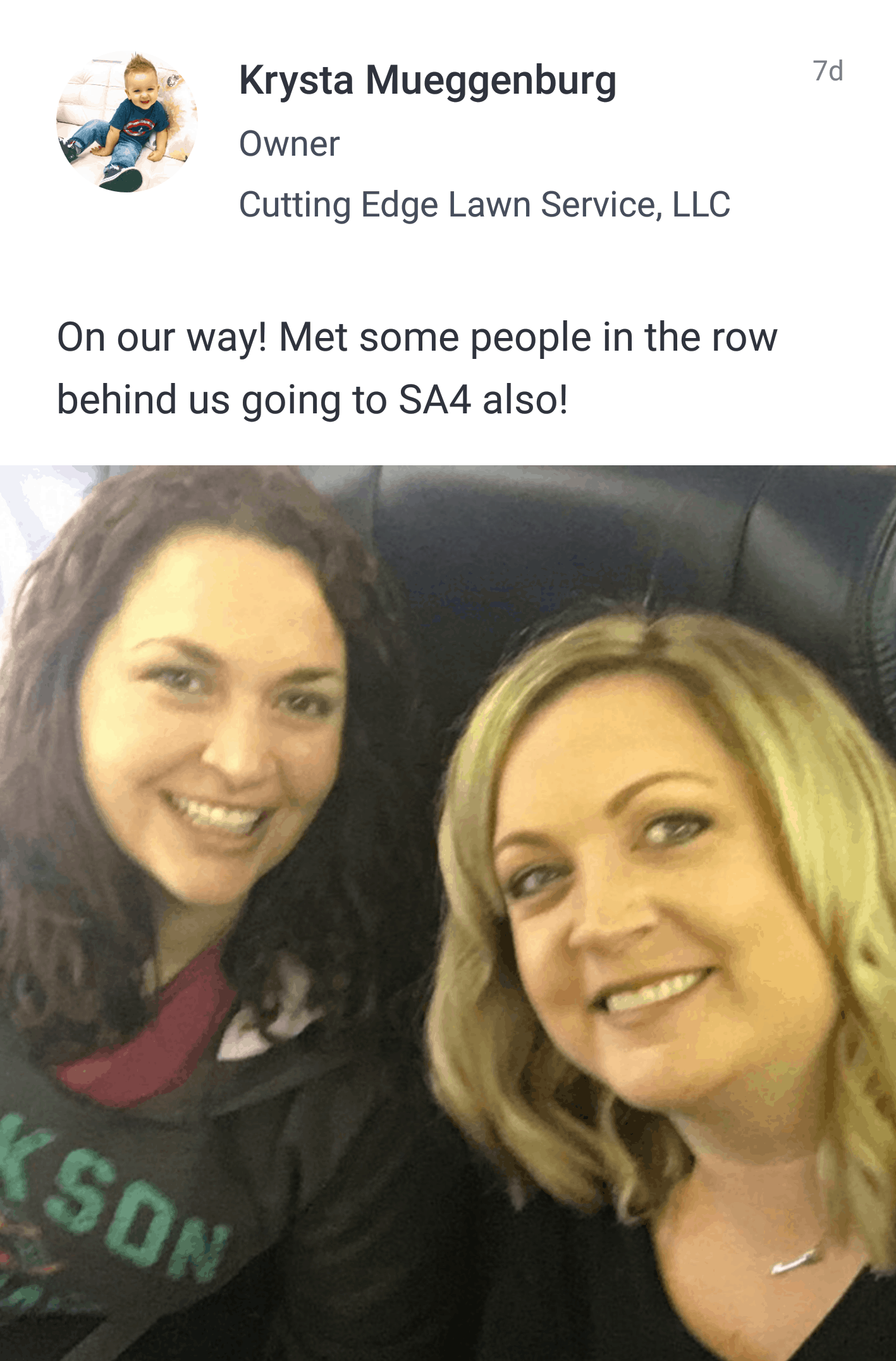 Flying in to SA4