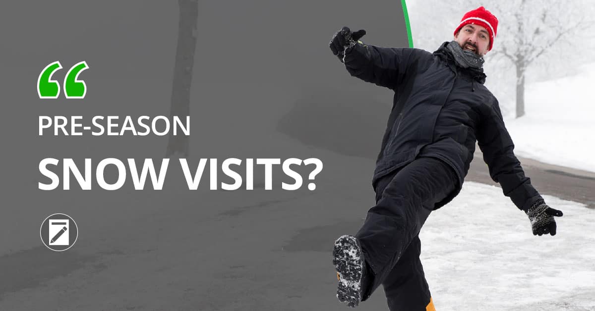 snow removal visit
