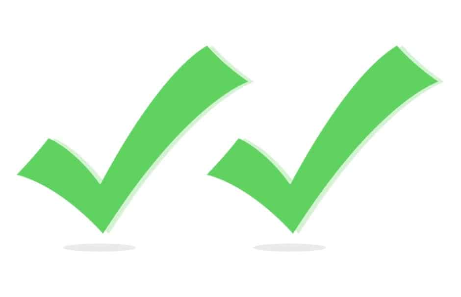 Double Check Mark