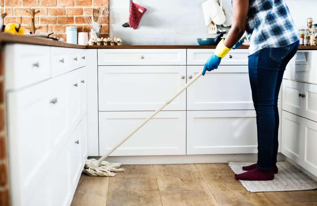 woman-mopping-floor