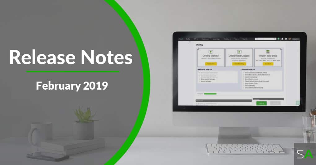 February 2019 Release Notes
