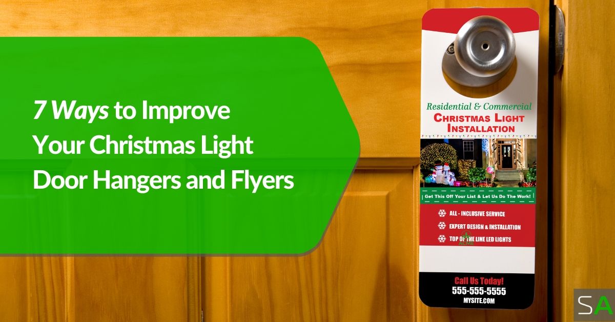 7 Ways To Improve Your Christmas Light Door Hangers Flyers