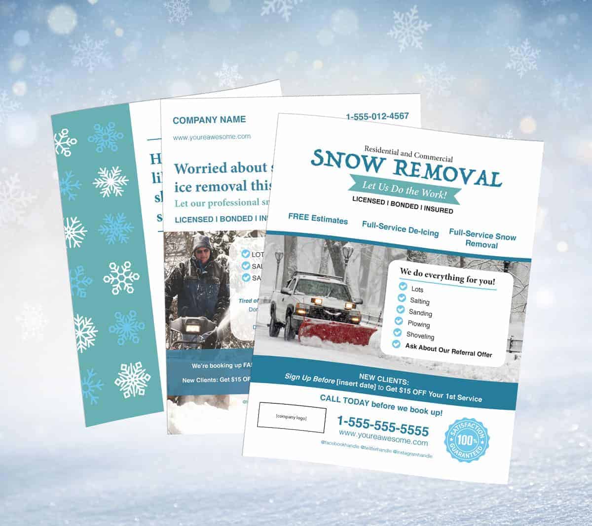 Snow Removal Flyer Template